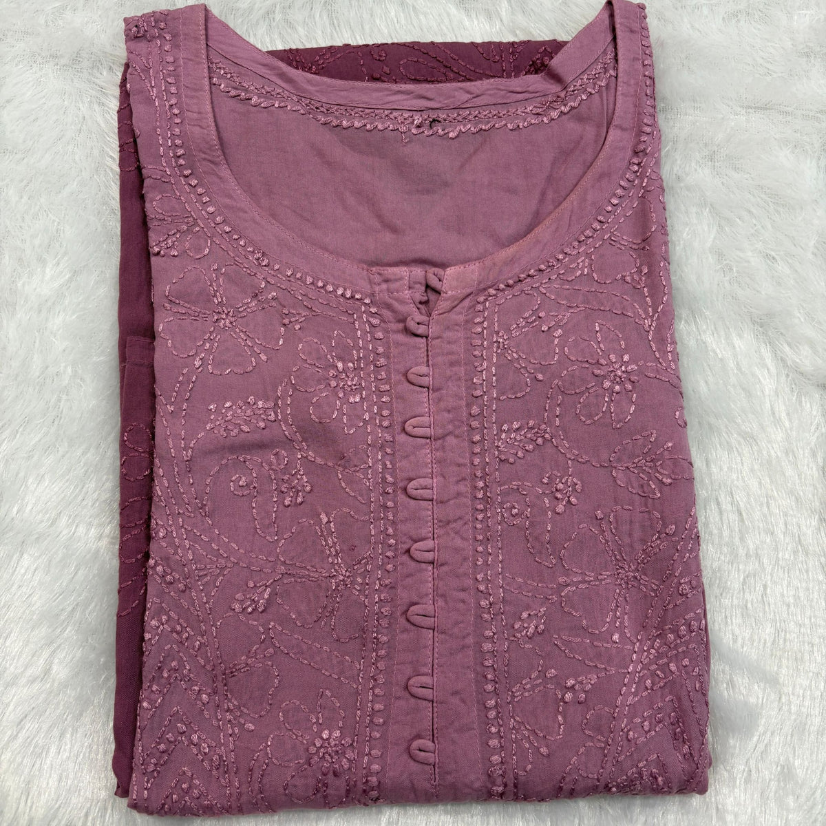 Mauve Ombre Modal Straight Kurti