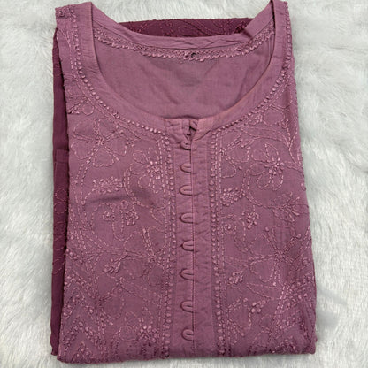 Mauve Ombre Modal Straight Kurti