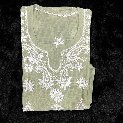 Sage Green Short Kurta